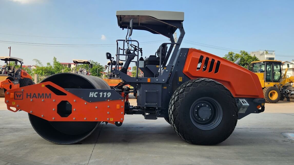 Thân Xe lu Hamm HC119 Mạnh Mẽ hiện đại Thân Xe lu Hamm HC119 Mạnh Mẽ hiện đại