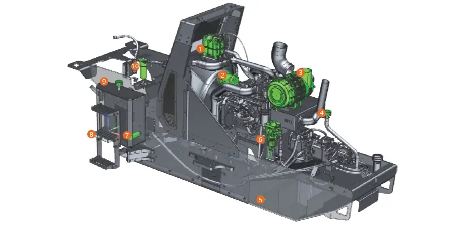 Động Cơ Xe Lu Hamm Hc129 Mạnh Mẽ Động Cơ Xe Lu Hamm Hc129 Mạnh Mẽ