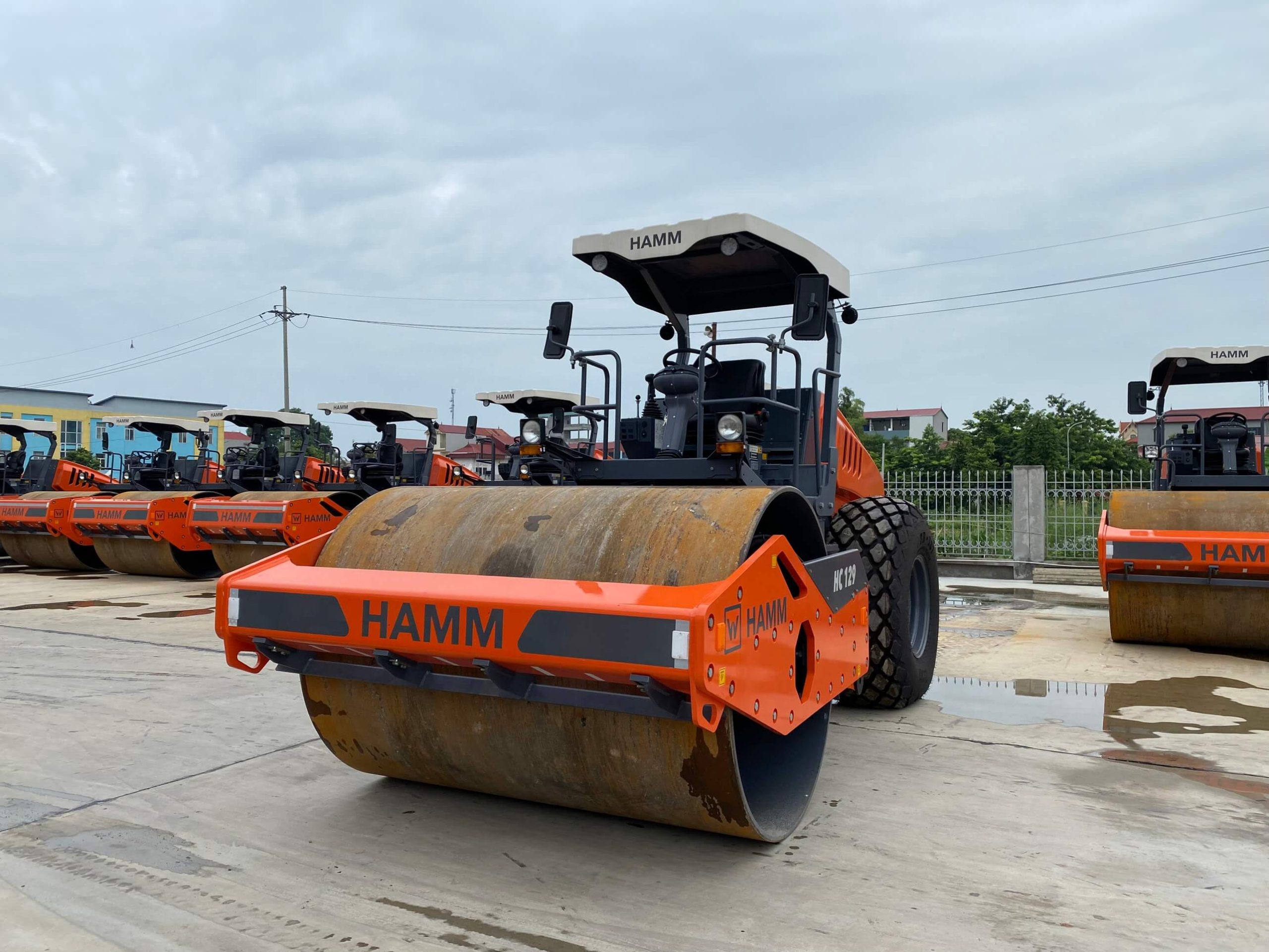 Xe Lu Hamm HC119 Mới Giao Ngay Cho Khách Hàng