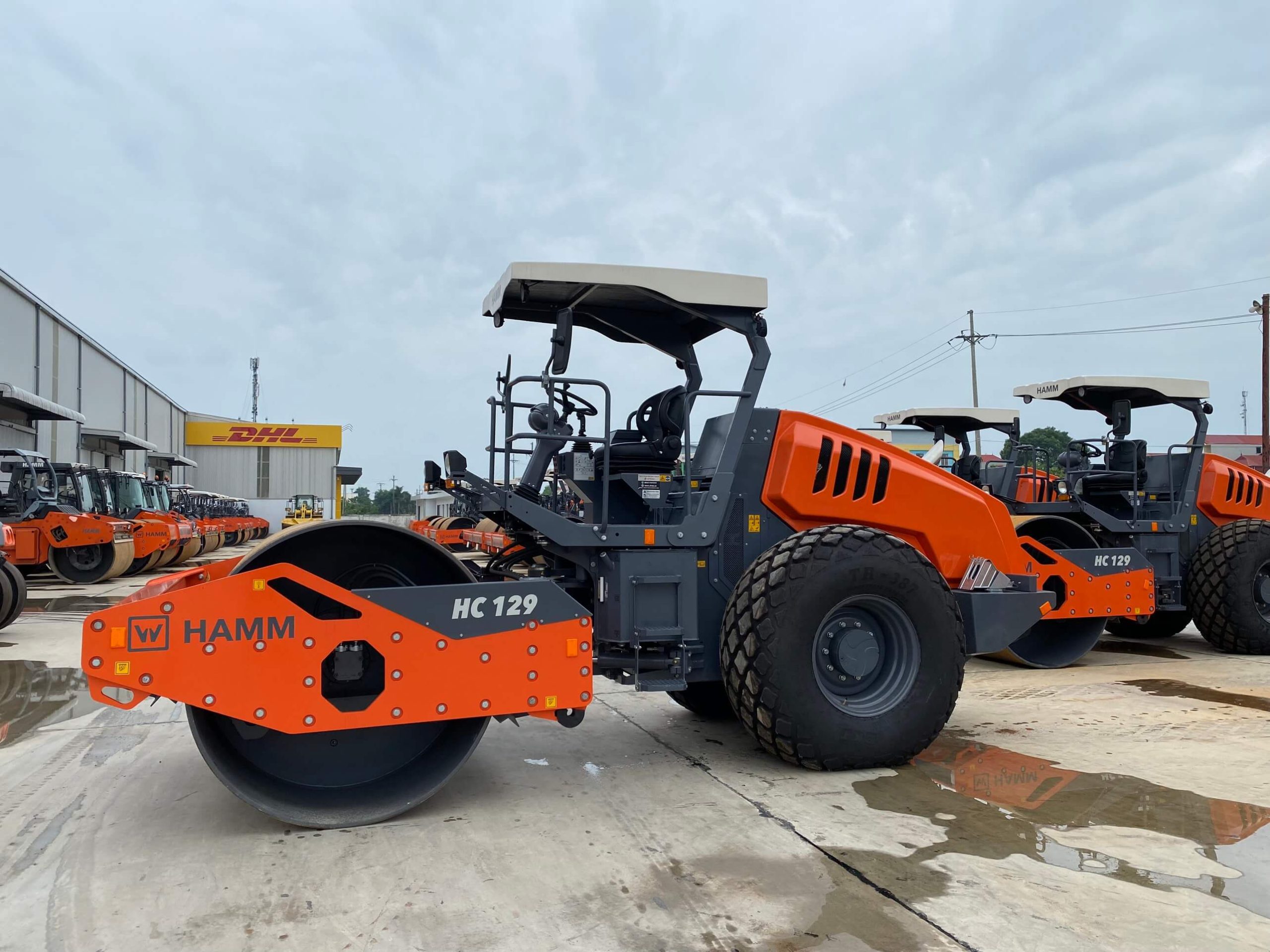 Hình ảnh xe lu Hamm HC129 – sản phẩm công nghệ Đức