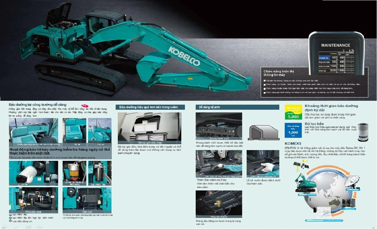 kobelco sk200-10 máy xúc 20 tấn bền bỉ ổn định